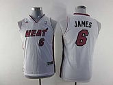 Youth Miami Heat #6 James White Jerseys