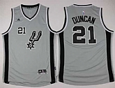 Youth San Antonio Spurs #21 Tim Duncan Gray Stitched NBA Jerseys,baseball caps,new era cap wholesale,wholesale hats