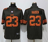 Nike Limited Cleveland Browns #23 Joe Haden Brown Men's 2016 Rush Stitched NFL Jersey,baseball caps,new era cap wholesale,wholesale hats