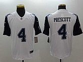 Nike Limited Dallas Cowboys #4 Prescott White Men's 2016 Rush Stitched NFL Jersey,baseball caps,new era cap wholesale,wholesale hats
