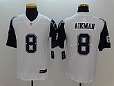 Nike Limited Dallas Cowboys #8 Troy Aikman White Men's 2016 Rush Stitched NFL Jersey,baseball caps,new era cap wholesale,wholesale hats