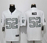 Nike Limited Oakland Raiders #52 Khalil Mack White Men's 2016 Rush Stitched NFL Jersey,baseball caps,new era cap wholesale,wholesale hats