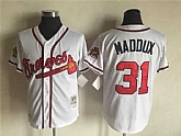 Atlanta Braves #31 Greg Maddux White New Cool Base Stitched Baseball Jersey,baseball caps,new era cap wholesale,wholesale hats