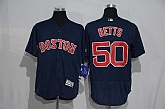 Boston Red Sox #50 Mookie Betts Navy Blue Flexbase Collection Stitched Baseball Jersey,baseball caps,new era cap wholesale,wholesale hats