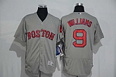 Boston Red Sox #9 Ted Williams Gray Flexbase Collection Stitched Baseball Jersey,baseball caps,new era cap wholesale,wholesale hats