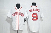 Boston Red Sox #9 Ted Williams White New Cool Base Stitched MLB Jersey,baseball caps,new era cap wholesale,wholesale hats