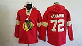 Chicago Blackhawks #72 Artemi Panarin Solid Color Red Stitched NHL Hoodie,baseball caps,new era cap wholesale,wholesale hats