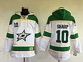 Dallas Stars #10 Patrick Sharp New White Stitched NHL Hoodie,baseball caps,new era cap wholesale,wholesale hats