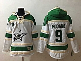 Dallas Stars #9 Mike Modano New White Stitched NHL Hoodie,baseball caps,new era cap wholesale,wholesale hats