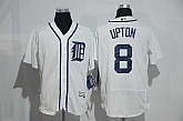 Detroit Tigers #8 Justin Upton White Flexbase Collection Stitched Baseball Jersey,baseball caps,new era cap wholesale,wholesale hats