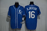 Kansas City Royals #16 Bo Jackson Blue New Cool Base Stitched MLB Jersey,baseball caps,new era cap wholesale,wholesale hats