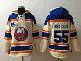 New York Islanders #55 Johnny Boychuk Cream Stitched NHL Hoodie,baseball caps,new era cap wholesale,wholesale hats