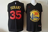 Nike Golden State Warriors #35 Kevin Durant Black New Fashion Stitched NBA Jersey,baseball caps,new era cap wholesale,wholesale hats