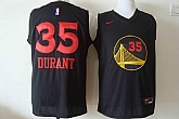 Nike Golden State Warriors #35 Kevin Durant Black-Red Fashion Stitched NBA Jersey,baseball caps,new era cap wholesale,wholesale hats