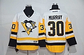 Pittsburgh Penguins #30 Murray CCM Throwback White-Yellow Jerseys,baseball caps,new era cap wholesale,wholesale hats
