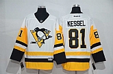 Pittsburgh Penguins #81 Phil Kessel CCM Throwback White-Yellow Jerseys,baseball caps,new era cap wholesale,wholesale hats