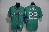 Seattle Mariners #22 Cano Green Flexbase Collection Stitched Baseball Jersey,baseball caps,new era cap wholesale,wholesale hats