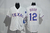 Texas Rangers #12 Rougned Odor White Flexbase Collection Stitched Baseball Jersey,baseball caps,new era cap wholesale,wholesale hats