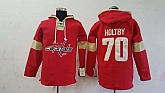 Washington Capitals #70 Braden Holtby Solid Color Red Stitched NHL Hoodie,baseball caps,new era cap wholesale,wholesale hats