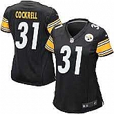 Women Nike Pittsburgh Steelers #31 Ross Cockrell Black Team Color Stitched Game Jersey,baseball caps,new era cap wholesale,wholesale hats
