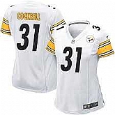Women Nike Pittsburgh Steelers #31 Ross Cockrell White Team Color Stitched Game Jersey,baseball caps,new era cap wholesale,wholesale hats