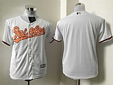 Youth Baltimore Orioles Blank White New Cool Base Stitched Baseball Jersey,baseball caps,new era cap wholesale,wholesale hats