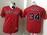 Youth Boston Red Sox #34 David Ortiz Red New Cool Base Stitched Baseball Jersey,baseball caps,new era cap wholesale,wholesale hats