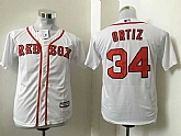 Youth Boston Red Sox #34 David Ortiz White New Cool Base Stitched Baseball Jersey,baseball caps,new era cap wholesale,wholesale hats