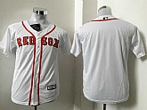 Youth Boston Red Sox Blank White New Cool Base Stitched Baseball Jersey,baseball caps,new era cap wholesale,wholesale hats