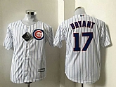 Youth Chicago Cubs #17 Kris Bryant White (Blue Strip) New Cool Base Stitched Baseball Jersey,baseball caps,new era cap wholesale,wholesale hats