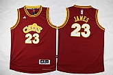 Youth Cleveland Cavaliers #23 LeBron James Swingman Red Throwback Stitched Jersey,baseball caps,new era cap wholesale,wholesale hats
