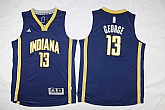 Youth Indiana Pacers #13 Paul George Revolution 30 Navy Blue Stitched Jersey