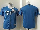 Youth Kansas City Royals Blank Light Blue New Cool Base Stitched Baseball Jersey