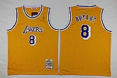 Youth Los Angeles Lakers #8 Kobe Bryant Yellow Throwback Swingman Jerseys,baseball caps,new era cap wholesale,wholesale hats