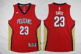 Youth New Orleans Pelicans #23 Anthony Davis Revolution 30 Swingman Red Stitched Jersey