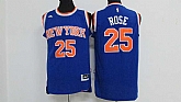 Youth New York Knicks #25 Rose New Blue Stitched NBA Jersey,baseball caps,new era cap wholesale,wholesale hats
