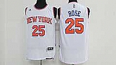 Youth New York Knicks #25 Rose New White Stitched NBA Jersey,baseball caps,new era cap wholesale,wholesale hats