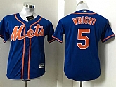 Youth New York Mets #5 David Wright Blue New Cool Base Stitched Baseball Jersey,baseball caps,new era cap wholesale,wholesale hats