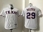 Youth Texas Rangers #29 Adrian Beltre White New Cool Base Stitched Baseball Jersey,baseball caps,new era cap wholesale,wholesale hats