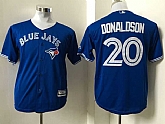 Youth Toronto Blue Jays #20 Josh Donaldson Blue New Cool Base Stitched Baseball Jersey,baseball caps,new era cap wholesale,wholesale hats