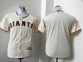 Youth San Francisco Giants Customized Cream New Cool Base Stitched Baseball Jersey,baseball caps,new era cap wholesale,wholesale hats