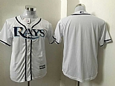 Youth Tampa Bay Rays Customized White New Cool Base Stitched Baseball Jersey,baseball caps,new era cap wholesale,wholesale hats