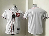 Youth Washington Nationals Customized White New Cool Base Stitched Baseball Jersey,baseball caps,new era cap wholesale,wholesale hats