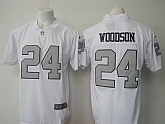 Nike Limited Oakland Raiders #24 Charles Woodson White Men's Rush Stitched Jersey,baseball caps,new era cap wholesale,wholesale hats