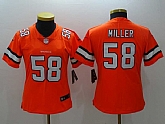 Women Nike Limited Denver Broncos #58 Von Miller Orange 2016 Rush Stitched NFL Jersey,baseball caps,new era cap wholesale,wholesale hats