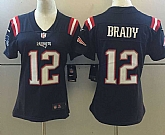 Women Nike Limited New England Patriots #12 Tom Brady Navy Blue 2016 Rush Stitched NFL Jersey,baseball caps,new era cap wholesale,wholesale hats