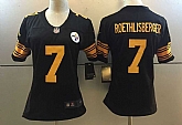 Women Nike Limited Pittsburgh Steelers #7 Ben Roethlisberger Black 2016 Rush Stitched NFL Jersey,baseball caps,new era cap wholesale,wholesale hats