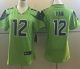 Women Nike Limited Seattle Seahawks #12 Fan Green 2016 Rush Stitched NFL Jersey,baseball caps,new era cap wholesale,wholesale hats