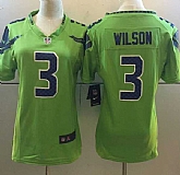 Women Nike Limited Seattle Seahawks #3 Russell Wilson Green 2016 Rush Stitched NFL Jersey,baseball caps,new era cap wholesale,wholesale hats