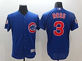 Chicago Cubs #3 David Ross Blue 2016 Flexbase Collection Stitched Jersey,baseball caps,new era cap wholesale,wholesale hats